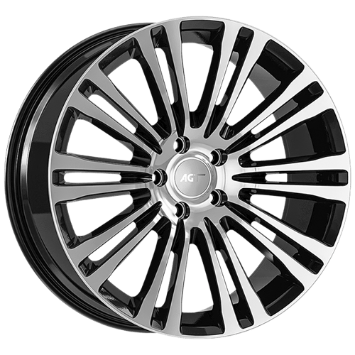 8.5X19" PCD 5X112 AGT Wheels 19073 ET35 66.60 mm Gloss Black