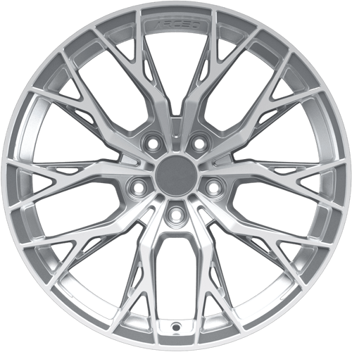 8.5X19" PCD 5X112 AGT Wheels 19239-1 ET45 73.1 mm Silver Diamond