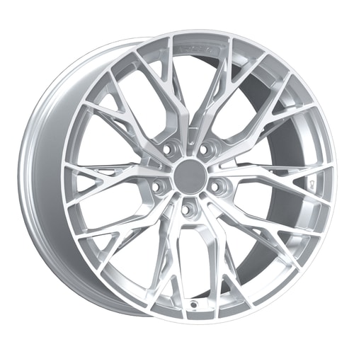 8.5X19" PCD 5X112 AGT Wheels 19239-1 ET45 73.1 mm Silver Diamond