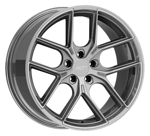 8.5X19" PCD 5X112 AGT Wheels 19258-1 FER-R01 ET30 72.6 mm Titan Diamond