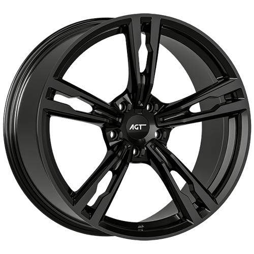 8.5X19" PCD 5X112 AGT Wheels 19265-1 ET30 66.60 mm Gloss Black