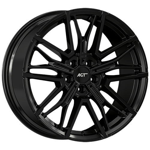 8.5X19" PCD 5X112 AGT Wheels 19272-1 ET30 66.60 mm Gloss Black
