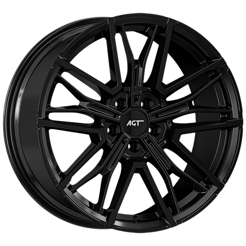 8.5X19" PCD 5X112 AGT Wheels 19272-1 ET30 72.60 mm Gloss Black