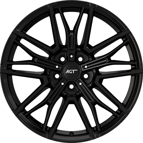 8.5X19" PCD 5X112 AGT Wheels 19272-1 ET30 72.60 mm Gloss Black