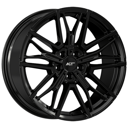 8.5X19" PCD 5X112 AGT Wheels 19272-1 ET33 66.60 mm Gloss Black