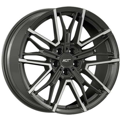 8.5X19" PCD 5X112 AGT Wheels 19272-1 ET38 72.60 mm Titan Diamond