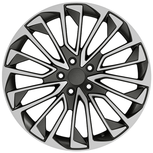 8.5X19" PCD 5X112 AGT Wheels 19277 ET40 Matt Titan Diamond 66.50 mm