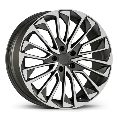8.5X19" PCD 5X112 AGT Wheels 19277 ET40 Matt Titan Diamond 66.50 mm