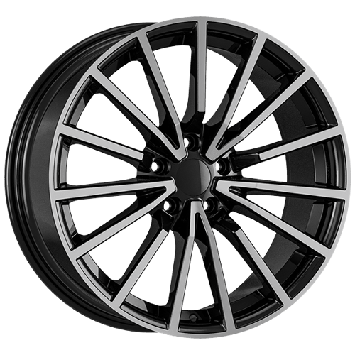 8.5X19" PCD 5X112 AGT Wheels 19288 66.50 mm Gloss Black Diamond