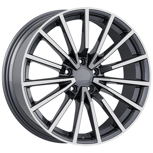 8.5X19" PCD 5X112 AGT Wheels 19288 ET32 66.50 mm Gun Metal Diamond