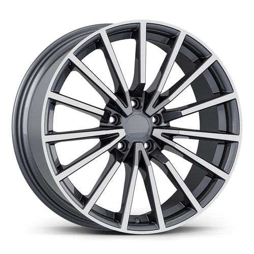 8.5X19" PCD 5X112 AGT Wheels 19288 ET32 66.50 mm Gun Metal Diamond