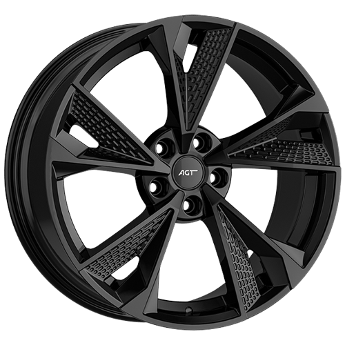 8.5X19" PCD 5X112 AGT Wheels 19301 ET40 66.50 mm Gloss Black