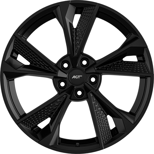 8.5X19" PCD 5X112 AGT Wheels 19301 ET40 66.50 mm Gloss Black