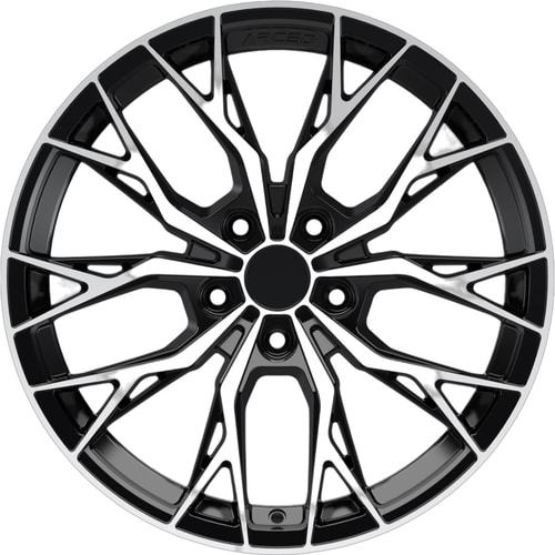 8.5X19" PCD 5X112 Arceo Wheels ARC-19239-03 ET45 BLACK DIAMOND ROMA 73.1 mm