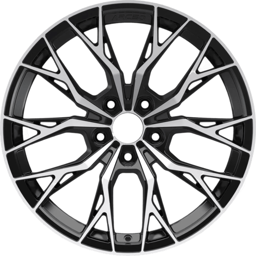 8.5X19" PCD 5X112 Arceo Wheels ARC-19239-53 ET45 BLACK DIAMOND ROMA 73.1 mm
