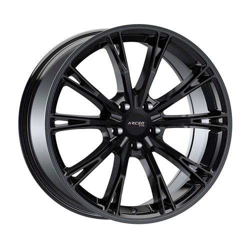 8.5X19" PCD 5X112 Arceo Wheels  ASW01 BLACK ET45 66.45 mm