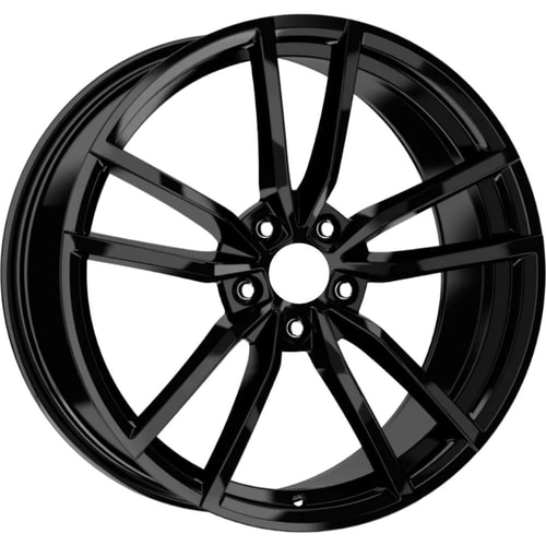 8.5X19" PCD 5X112 EMR Wheels EMR-DY409-06 ET44 Piano Black 57.1 mm