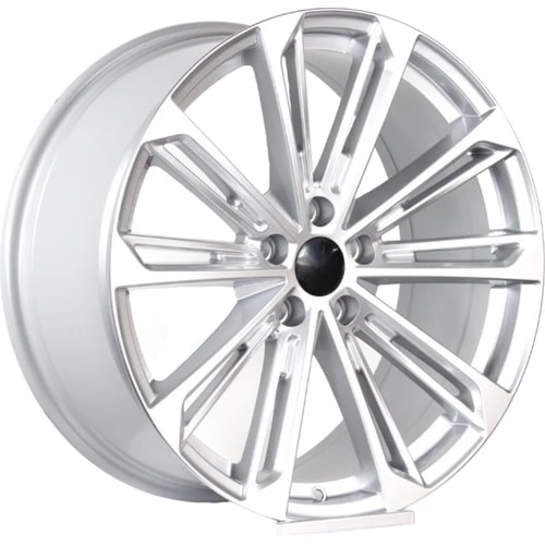 8.5X19" PCD 5X112 EMR Wheels EMR-E308-01 ET42 CRYSTAL SILVER 57.6 mm