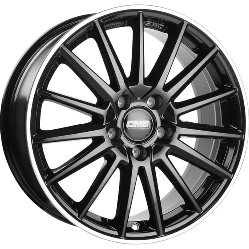 8.5X19" PCD 5X112 Tailong  TL-1265 ET38 66.6 mm MAT BLACK LIP MACHINED