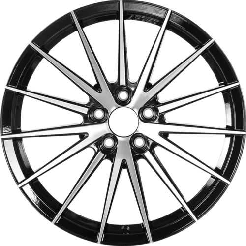 8.5X19" PCD 5X114.3 Arceo Wheels ARC-S1011-30 ET35 Black Diamond Lisbon 73.1 mm