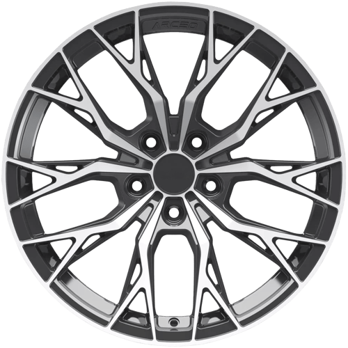 8.5X19" PCD 5X114 AGT Wheels 19239-1 ET35 73.10 mm Titan Diamond