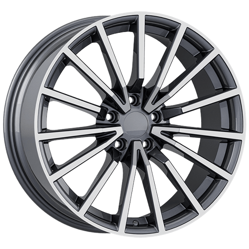 8.5X19" PCD 5X114 AGT Wheels 19288 64.10 mm Gun Metal Diamond