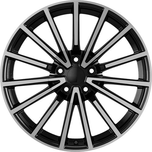 8.5X19" PCD 5X114 AGT Wheels 19288 64.10 mm Matt Black Diamond