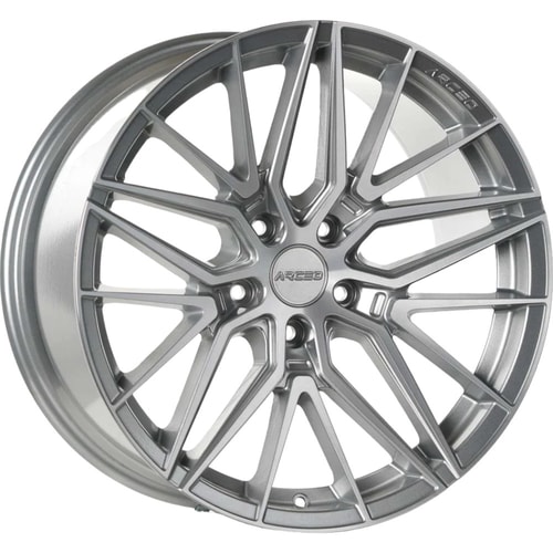 8.5X19" PCD 5X114 Arceo Wheels  19193 SILVER DIAMOND SEVILLA ET35 73.1 mm