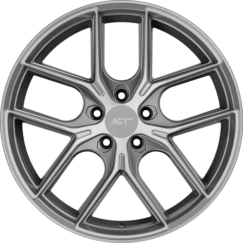8.5X19" PCD 5X120 AGT Wheels 19258-1 FER-R01 ET30 72.6 mm TITAN DIAMOND
