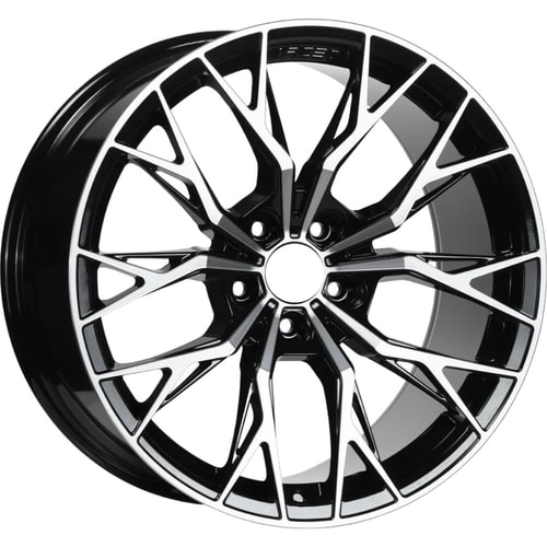 8.5X19" PCD 5X120 Arceo Wheels ARC-19239-39 ET35 BLACK DIAMOND ROMA 72.6 mm