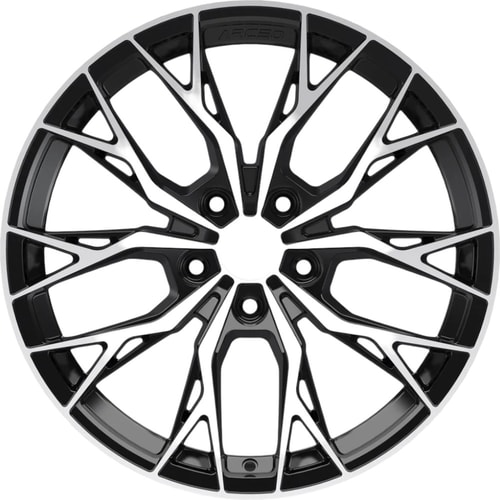 8.5X19" PCD 5X120 Arceo Wheels ARC-19239-39 ET35 BLACK DIAMOND ROMA 72.6 mm
