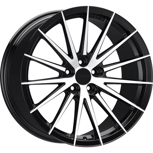 8.5X19" PCD 5X120 Arceo Wheels ARC-S1011-34 ET35 Black Diamond Lisbon 72.6 mm