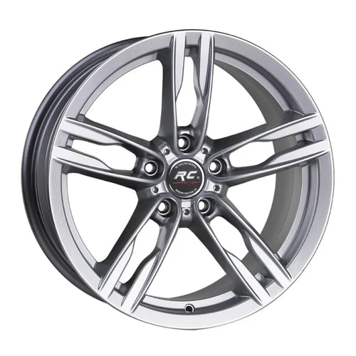 8.5X19" PCD 5X120 RC 182 SILVER ET33 72.6 mm
