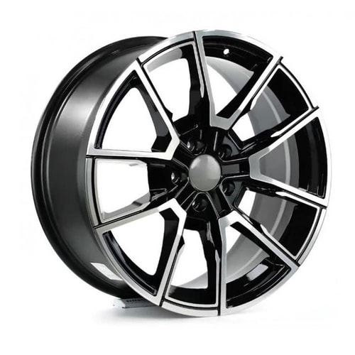 8.5X19" PCD 5X120 STW Wheels 928 BLACK DIAMOND  ET40 72.6 mm