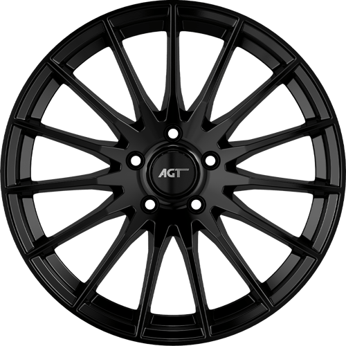 8.5X19" PCD5X108 AGT Wheels 19174-1 ET72.6 Matt Black 72.6 mm