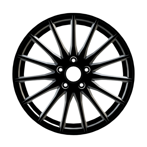 8.5X19" PCD5X114 AGT Wheels 1174 ET35 Gloss Black 72.6 mm