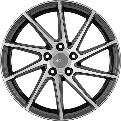 8.5X19" PCD5X114 AGT Wheels 921 ET72.6 TD 72.6 mm