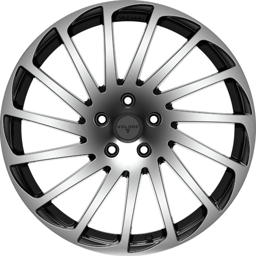 8.5X20" PCD 5x112 Velare 20117-1 ET42 66.60 mm Santoroni Black Diamond