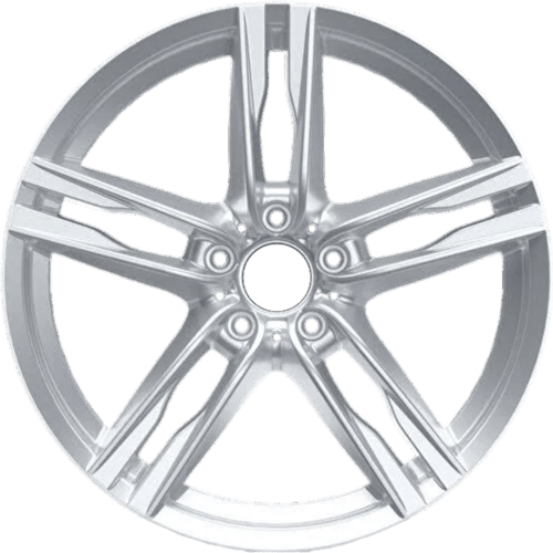 8.5X20" PCD 5X120 RC 184 SILVER ET33 72.6 mm