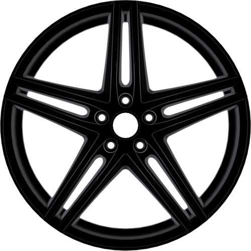 8.5X20" PCD5X112 AGT Wheels 20153-1 ET66.6 Matt Black 66.6 mm