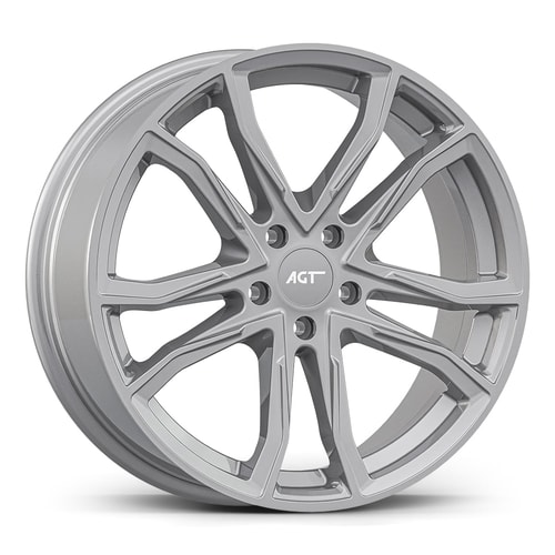 8.5X20" PCD5X112 AGT Wheels 20173-1 ET66.6 Full Silver 66.6 mm