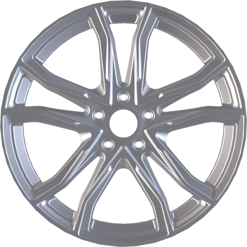 8.5X20" PCD5X112 AGT Wheels 20173-1 ET66.6 Full Silver 66.6 mm