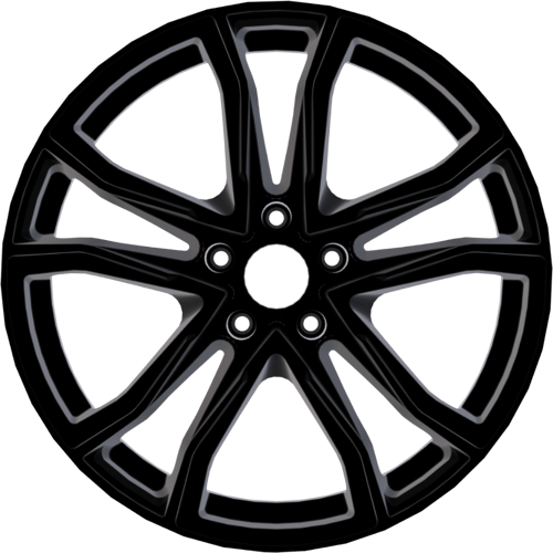 8.5X20" PCD5X112 AGT Wheels 20173-1 ET66.6 Gloss Black 66.6 mm