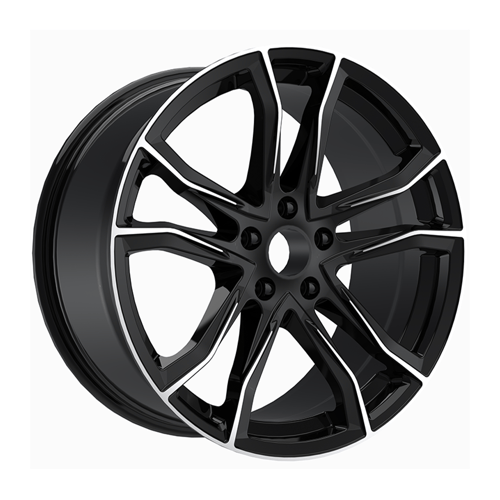 8.5X20" PCD5X120 AGT Wheels 20173-1 ET72.6 Black Diamond 72.6 mm