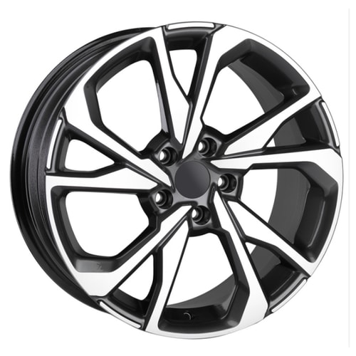 8.0X18" PCD 5x110 Truva Wheels 172 Gun Metal Grey Finish ET45 73.1 mm