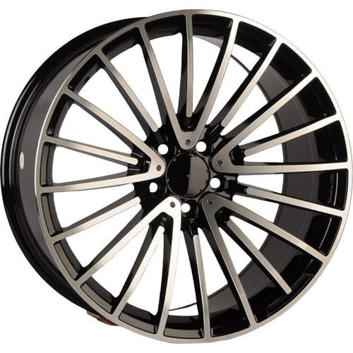8.0X18" PCD 5x112 Kormetal Jant DY1078 Black Diamond ET38 66.6 mm