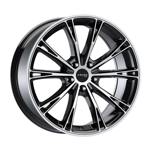 8.5X19" Arceo Wheels ARC ASW01 Black Tint PCD 5x112 ET45