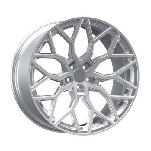 8.5X19" EMR Wheels EMR A318 Silver Diamond PCD 5x112 ET35