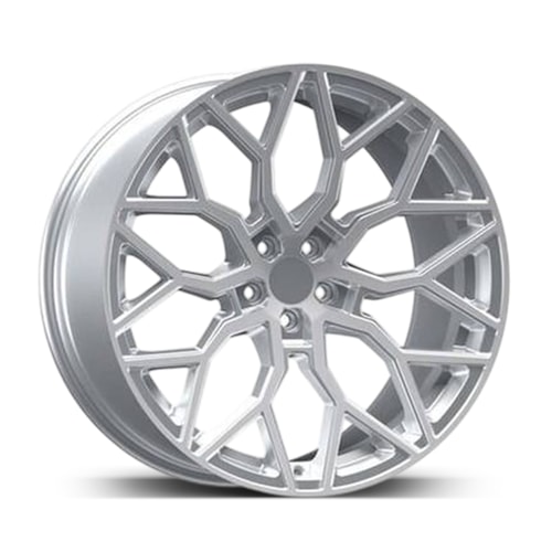 8.5X19" EMR Wheels EMR A318 Silver Diamond PCD 5x114.3 ET35