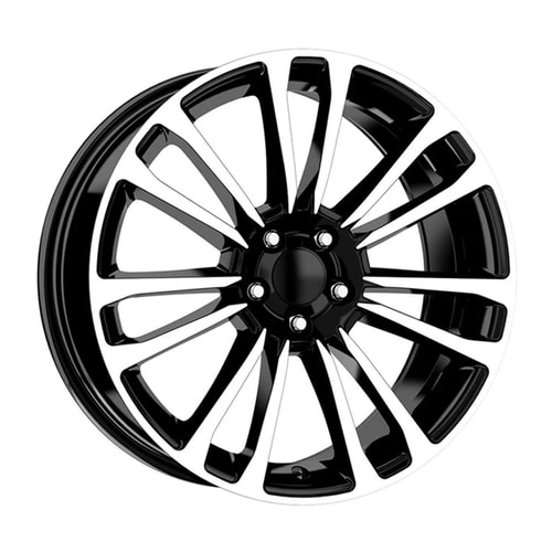 8.5X20" EMR Wheels EMR DY1240 Black Diamond PCD 5x120 ET30
